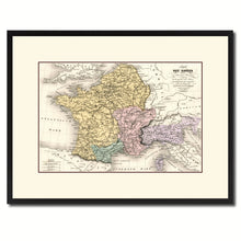 Load image into Gallery viewer, France Vintage Antique Map Wall Art Home Decor Gift Ideas Canvas Print Custom Picture Frame