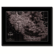 Load image into Gallery viewer, Greece Vintage Vivid Sepia Map Canvas Print, Picture Frames Home Decor Wall Art Decoration Gifts