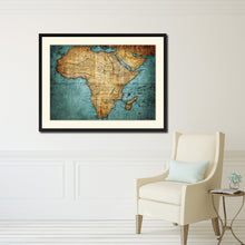 Load image into Gallery viewer, Africa Mapmaker Vintage Antique Map Wall Art Home Decor Gift Ideas Canvas Print Custom Picture Frame