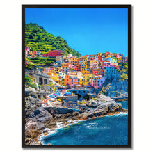 Load image into Gallery viewer, Cinque Terre Mediterranean Sea Italy Landscape Photo Canvas Print Pictures Frames Home Décor Wall Art Gifts