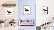 Load image into Gallery viewer, Ruddy Shelduck Bird Canvas Print, Black Picture Frame Gift Ideas Home Decor Wall Art Decoration
