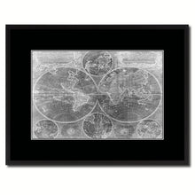 Load image into Gallery viewer, Johann Baptist Homann Vintage Monochrome Map Canvas Print, Gifts Picture Frames Home Decor Wall Art