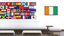 Load image into Gallery viewer, Cote D'Ivoire Country National Flag Vintage Canvas Print with Picture Frame Home Decor Wall Art Collection Gift Ideas