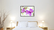 Load image into Gallery viewer, Purple Crocuses Flower Framed Canvas Print Home Décor Wall Art