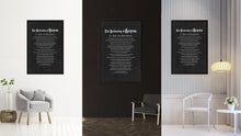 Load image into Gallery viewer, Geneva Medical Oath, Hippocratic Oath, Medical Gifts, Gift for Doctor, Medical Decor, Medical Student, Office Decor, doctor office, Black Frame
