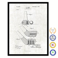 Load image into Gallery viewer, 1899 Golf Club Old Patent Art Print on Canvas Custom Framed Vintage Home Decor Wall Decoration Great for Gifts