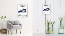 Load image into Gallery viewer, Kentucky Flag Gifts Home Decor Wall Art Canvas Print with Custom Picture Frame