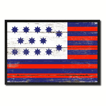 Load image into Gallery viewer, Guilford Courthouse North Carolina Revolutionary War Military Flag Vintage Canvas Print with Picture Frame Home Decor Man Cave Wall Art Collectible Decoration Artwork Gifts