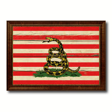 Load image into Gallery viewer, Revolution Split Up New Sprint Military Flag Vintage Canvas Print with Brown Picture Frame Gifts Ideas Home Decor Wall Art Decoration