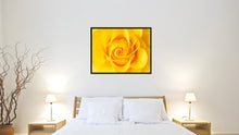 Load image into Gallery viewer, Yellow Rose Flower Framed Canvas Print Home Décor Wall Art