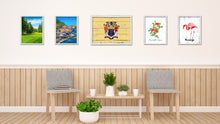 Load image into Gallery viewer, New Jersey State Flag Shabby Chic Gifts Home Decor Wall Art Canvas Print, White Wash Wood Frame