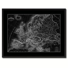 Load image into Gallery viewer, Ancient Europe Vintage Monochrome Map Canvas Print, Gifts Picture Frames Home Decor Wall Art