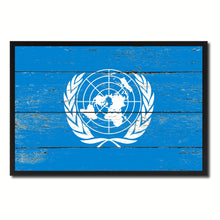 Load image into Gallery viewer, United Nations Country National Flag Vintage Canvas Print with Picture Frame Home Decor Wall Art Collection Gift Ideas