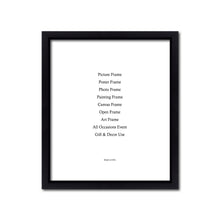Load image into Gallery viewer, Black Colorful Wood Frame Signature Frames Perfect Modern Comtemporary Painting Artwork Craft Project Home Decor