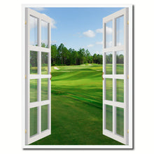 Load image into Gallery viewer, Fleming Island Golf Course Picture French Window Canvas Print with Frame Gifts Home Decor Wall Art Collection