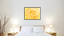 Load image into Gallery viewer, Yellow Rose Flower Framed Canvas Print Home Décor Wall Art