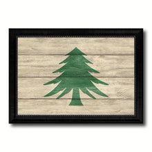 Load image into Gallery viewer, Naval & Maritime City Massachusetts State Texture Flag Canvas Print Black Picture Frame