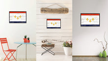 Load image into Gallery viewer, New Orleans City Louisiana State Flag Vintage Canvas Print with Black Picture Frame Home Decor Wall Art Collectible Decoration Artwork Gifts