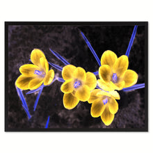 Load image into Gallery viewer, Yellow Crocuses Flower Framed Canvas Print Home Décor Wall Art