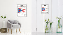 Load image into Gallery viewer, Ohio Flag Gifts Home Decor Wall Art Canvas Print with Custom Picture Frame
