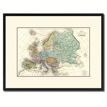 Load image into Gallery viewer, Europe Vintage Antique Map Wall Art Home Decor Gift Ideas Canvas Print Custom Picture Frame