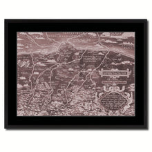 Load image into Gallery viewer, Germany Bavaria Vintage Vivid Sepia Map Canvas Print, Picture Frames Home Decor Wall Art Decoration Gifts