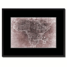 Load image into Gallery viewer, Africa Mapmaker Vintage Vivid Sepia Map Canvas Print, Picture Frames Home Decor Wall Art Decoration Gifts