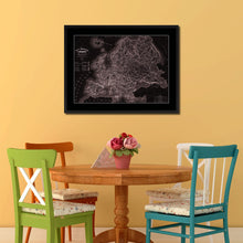 Load image into Gallery viewer, Europe Geological Vintage Vivid Sepia Map Canvas Print, Picture Frames Home Decor Wall Art Decoration Gifts