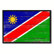 Load image into Gallery viewer, Namibia Country National Flag Vintage Canvas Print with Picture Frame Home Decor Wall Art Collection Gift Ideas