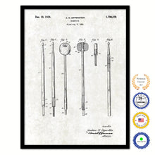 Load image into Gallery viewer, 1929 Drumstick Old Patent Art Print on Canvas Custom Framed Vintage Home Decor Wall Decoration Great for Gifts