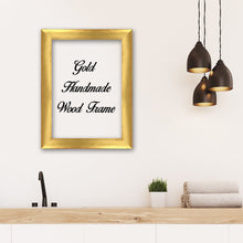 Load image into Gallery viewer, Gold Wood Frame Signature Framed Perfect Modern Comtemporary Photo Art Gallery Poster Photograph Home Decor