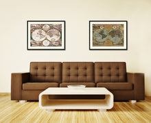 Load image into Gallery viewer, Frederick Ee Wit Vintage Antique Map Wall Art Home Decor Gift Ideas Canvas Print Custom Picture Frame