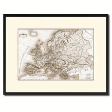 Load image into Gallery viewer, Ancient Europe Vintage Sepia Map Canvas Print, Picture Frame Gifts Home Decor Wall Art Decoration