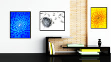 Load image into Gallery viewer, Blue Chrysanthemum Flower Framed Canvas Print Home Décor Wall Art
