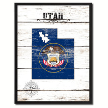 Load image into Gallery viewer, Utah State Flag Gifts Home Decor Wall Art Canvas Print Picture Frames
