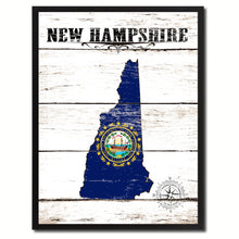 Load image into Gallery viewer, New Hampshire State Flag Gifts Home Decor Wall Art Canvas Print Picture Frames
