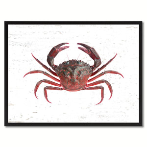 Red Crab Painting Reproduction Home Decor Gifts Canvas Prints Picture Frame Wall Art