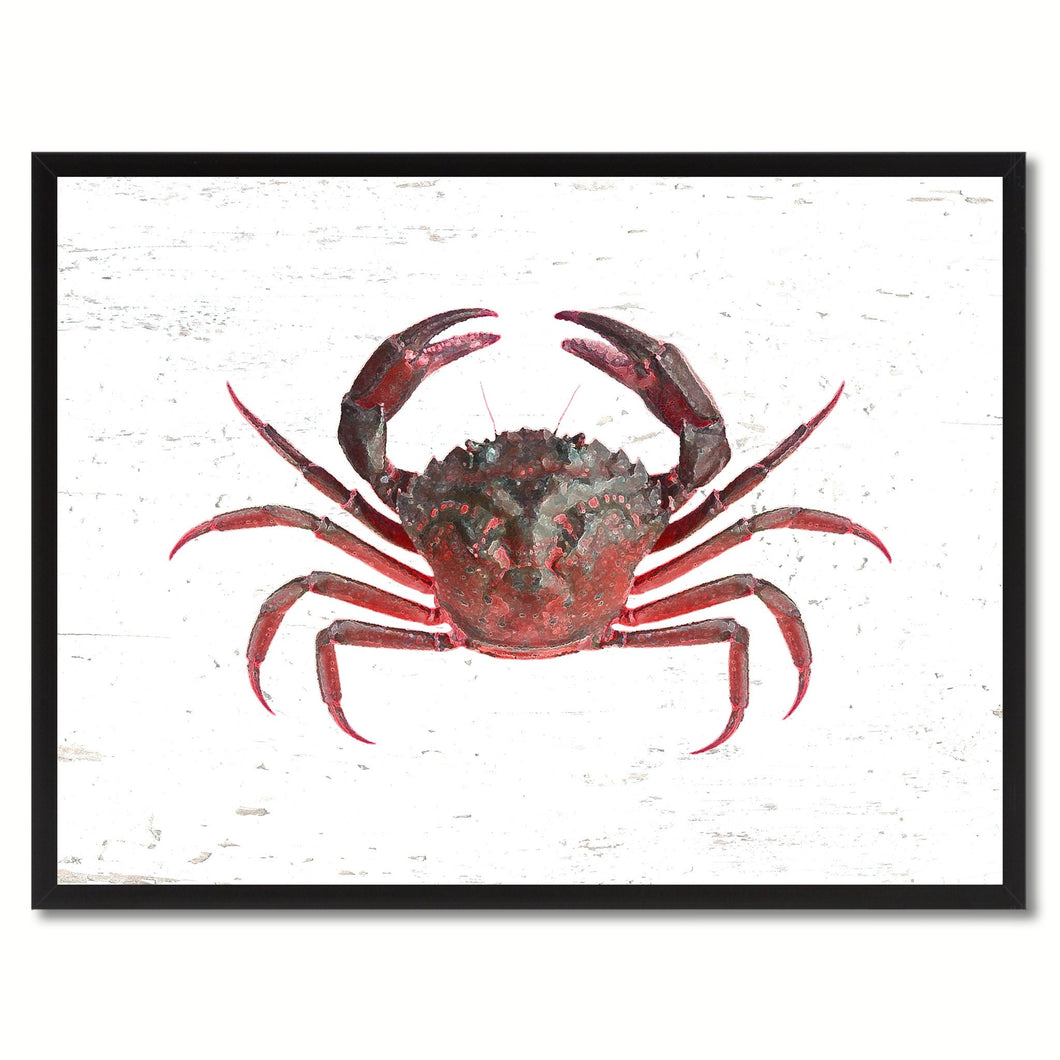 Red Crab Painting Reproduction Home Decor Gifts Canvas Prints Picture Frame Wall Art