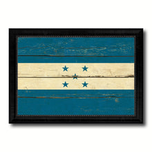 Load image into Gallery viewer, Honduras Country Flag Vintage Canvas Print with Black Picture Frame Home Decor Gifts Wall Art Decoration Artwork
