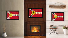 Load image into Gallery viewer, St Louis City Missouri State Vintage Flag Canvas Print Black Picture Frame
