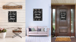 Don't Quit Your Day Dream Motivation Saying Gift Ideas Home Decor Wall Art