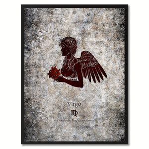 Zodiac Virgo Horoscope Astrology Canvas Print, Picture Frame Home Decor Wall Art Gift