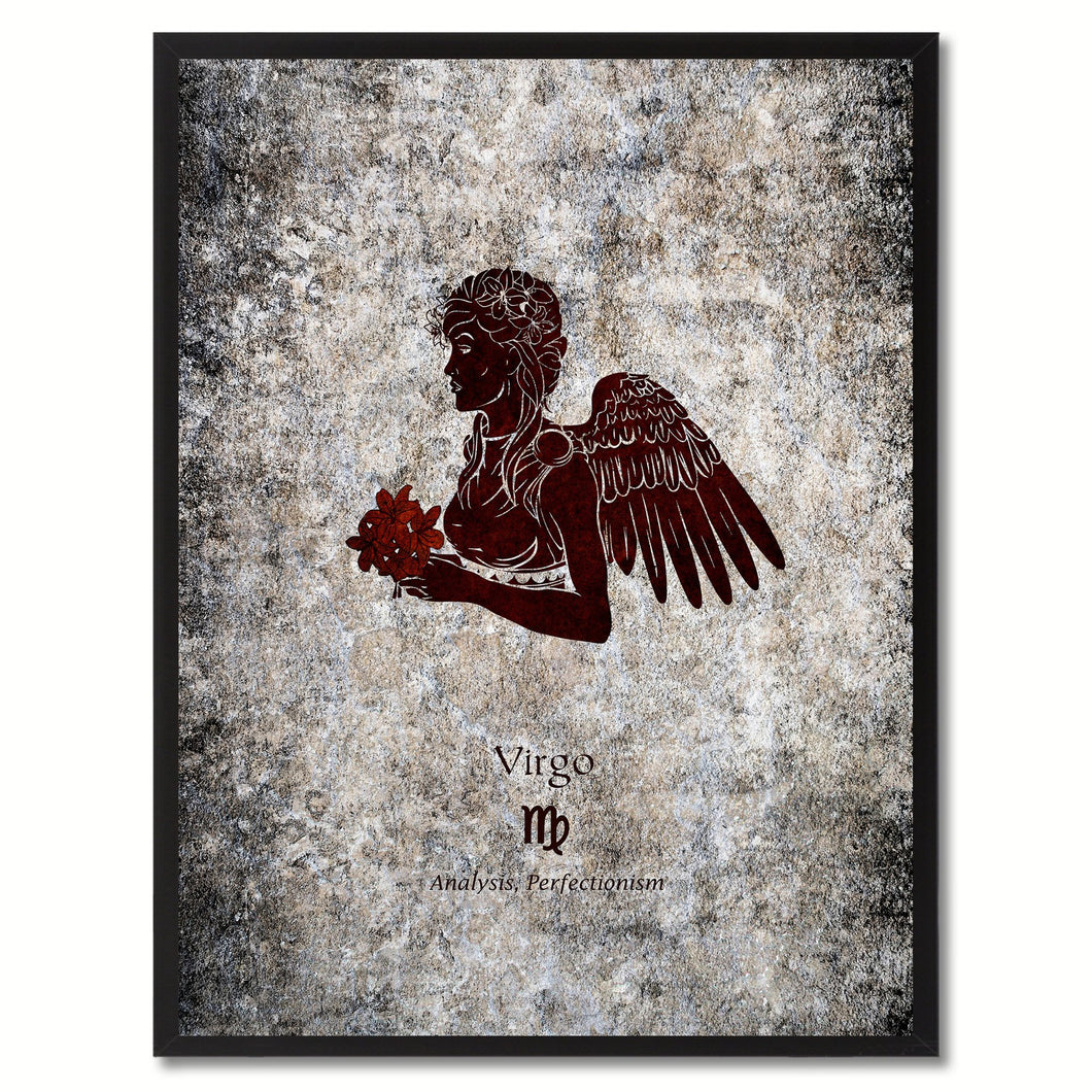 Zodiac Virgo Horoscope Astrology Canvas Print, Picture Frame Home Decor Wall Art Gift