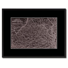 Load image into Gallery viewer, West Virginia Vintage Vivid Sepia Map Canvas Print, Picture Frames Home Decor Wall Art Decoration Gifts
