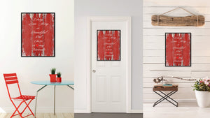 Every Love Story Is Beautiful Saying Canvas Print, Black Picture Frame Home Decor Wall Art Gifts
