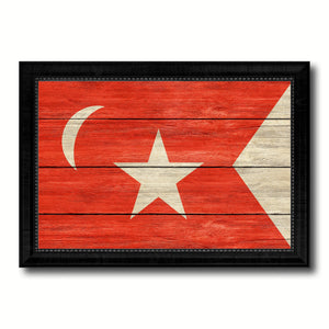 South Carolina Secession US Historical Civil War Military Flag Texture Canvas Print with Black Picture Frame Gift Ideas Home Decor Wall Art