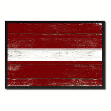 Load image into Gallery viewer, Latvia Country National Flag Vintage Canvas Print with Picture Frame Home Decor Wall Art Collection Gift Ideas

