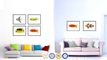 Load image into Gallery viewer, Orange Tropical Fish Painting Reproduction Gifts Home Decor Wall Art Canvas Prints Picture Frames
