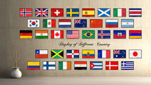 Load image into Gallery viewer, Turks and Caicos Islands Country National Flag Vintage Canvas Print with Picture Frame Home Decor Wall Art Collection Gift Ideas
