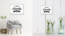 Load image into Gallery viewer, Fresh Laundry Vintage Sign Gifts Home Decor Wall Art Canvas Print with Custom Picture Frame
